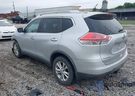 2015 Nissan Rogue Sv z USA, uszkodzony, nr VIN KNMAT2MT5FP517693
